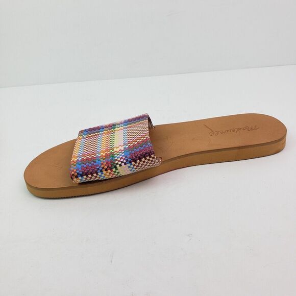 Madewell The Maddie Womens Size 8.5 Dandelion Multi Slip On Casual Slide Sandal - Picture 3 of 9